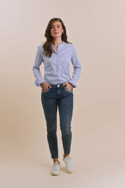 Mattie Sustainable Shirt | Light Blue | Skjorte fra Mos Mosh