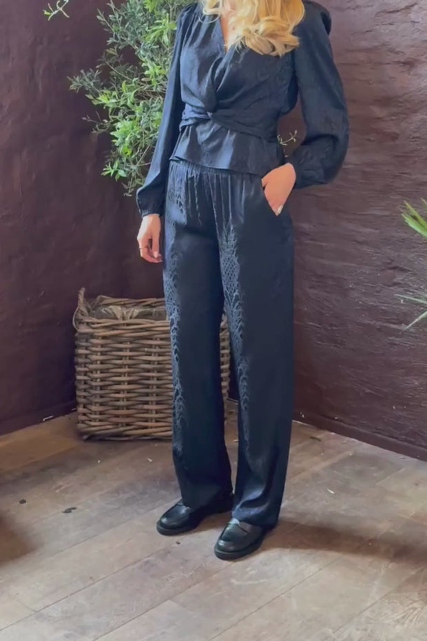 Lala Pants | Navy Black | Bukser fra Liberté