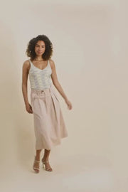 Mona Cafrin Skirt | Sesame | Nederdel fra Mos Mosh