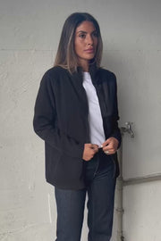 Carrow Fleece Jacket | Sort | Jakke fra French Laundry