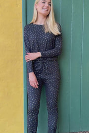 Alma Pants | Black Gold Heart | Bukser fra Liberté