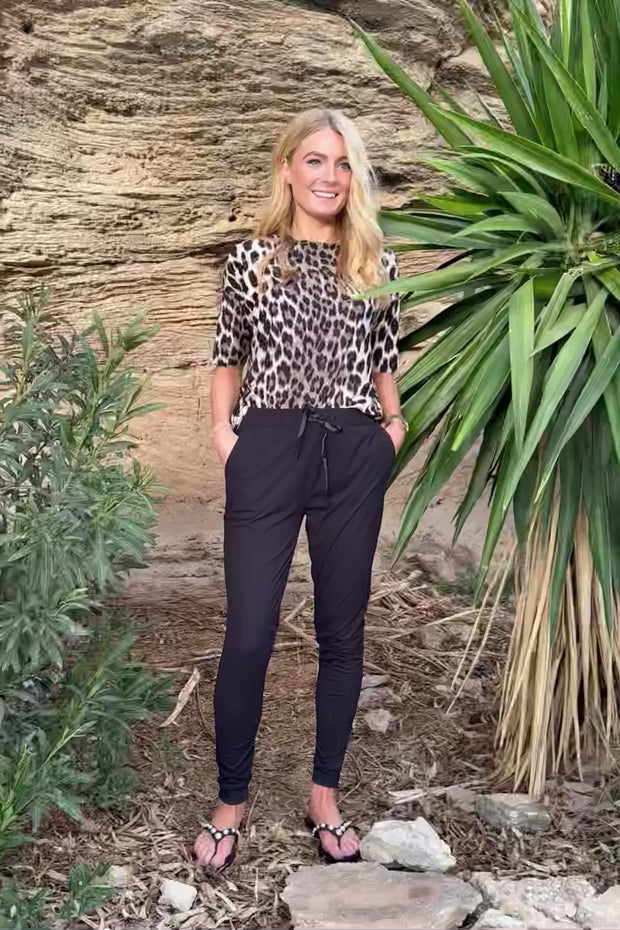 Alma Pants | Sorte | Bløde bukser fra Liberté Essentiel