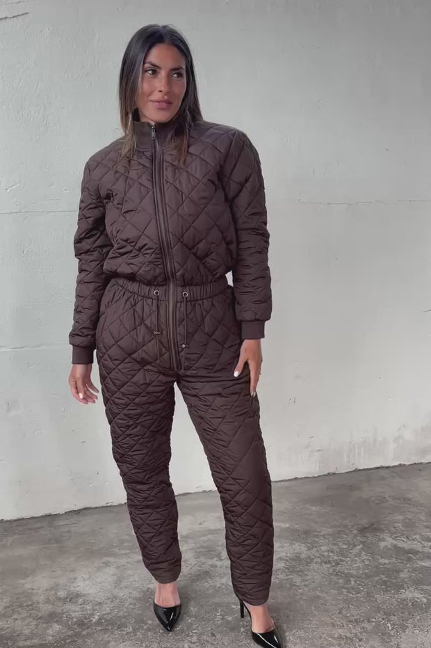 Lolly-Steppoverall | Armee | Thermoanzug von French Laundry