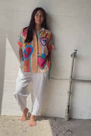 Cropped Pants FY016  | White | Bukser fra Atelier C
