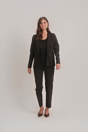 Ines Vienna Pant Ankle | Black | Bukser fra Mos Mosh