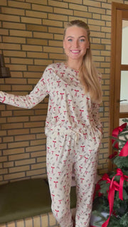 Alma Pants | Red Bow Creme | Bukser fra Liberté