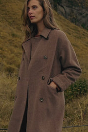 Venice Wool Coat | Savannah Tan | Jakke fra Mos Mosh