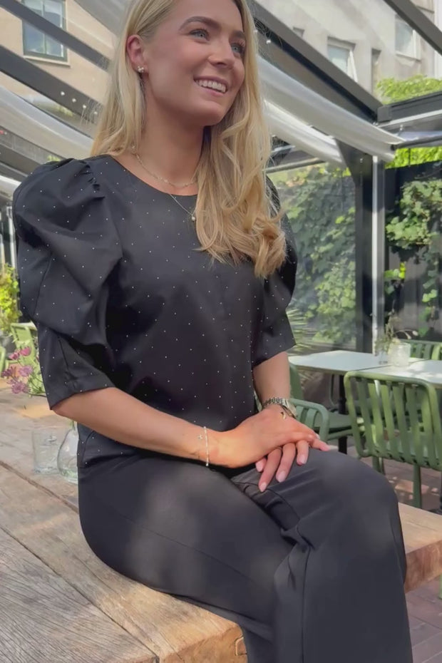 Winnie Blouse | Black Diamond | Bluse fra Liberté
