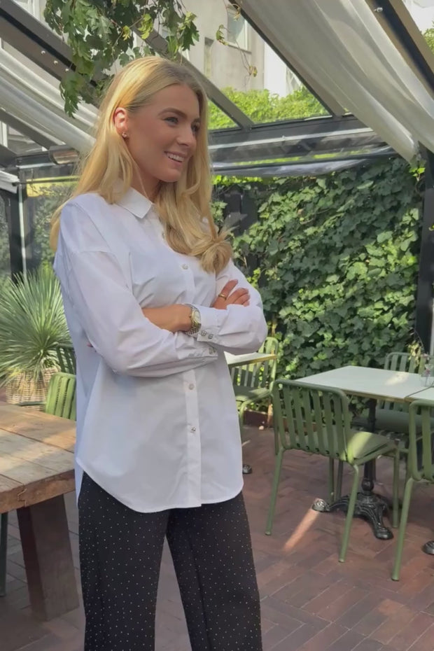 Sara Ls Shirt | White | Skjorte fra Liberté