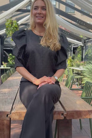 Winnie Blouse | Black Diamond | Bluse fra Liberté