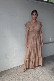 Elizabeth Dress | Light Maroon | Kjole fra Atelier C
