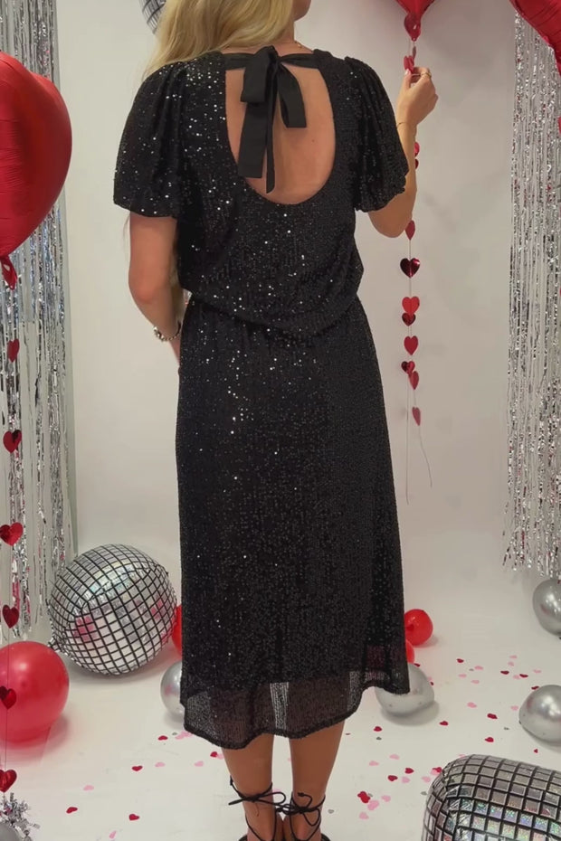 Paige Skirt | Black Sequins | Nederdel fra Liberté