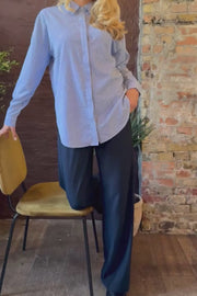 Frede Wide Pants | Navy | Bukser fra Liberté