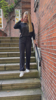 Alma Wide Pants | Black | Bukser fra Liberté