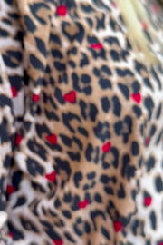 Alma Ls Top | Lux Leo Red Heart | Bluse fra Liberté