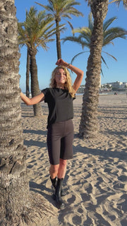 Ulla Tshirt | Black | T-Shirt fra Liberté