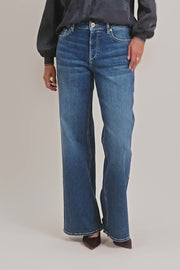 Dara Hera Jeans Long | Blue | Jeans fra Mos Mosh