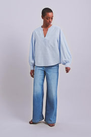 Dara Shane Jeans  Regular | Mid Blue | Jeans fra Mos Mosh