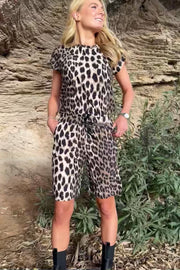 Alma Long Shorts | Big Lux Leo Fossil | Shorts fra Liberté