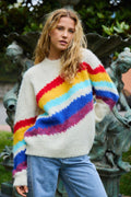 90s Rainbow Sweater | Strik fra Avery