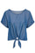 Noelia Tie Top | Top von French Laundry