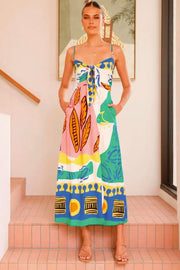Lisa Art Dress | White | Kjole fra Atelier C