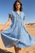 Sanna Sun Dress | Blue – nedsat
