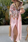 Mina Dress | Rose Shadow Multi Flower