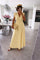 Sun Ruffle Stripe Dress | Light Yellow | Kjole fra Avery