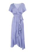 Dottie Wrap Dress | Purple