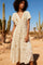 Ruby Embroidered Dress | Ecru | Kjole fra Avery
