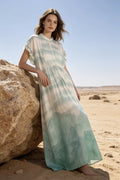 Hattie Flowy Dress | Aqua Marine – nedsat