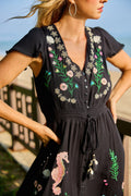 June Long Dress | Black – nedsat