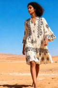 Fiona Flowy Dress | White – nedsat
