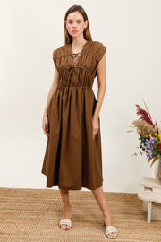 Mykonos Kleid 570177 | Dunkelbraun | Kleid von Atelier C