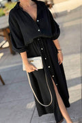 Shelley Shirt Dress | Black – nedsat