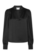 Rosslyn Heavy Sateen Blouse 163769 | Black | Neo Noir