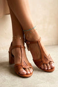 Solana Sandals | Burnt Orange | Sandaler fra Lazy Bear – nedsat