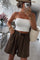 Ady Shorts W. Belt | Dark Brown | Avery