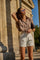 Nova High-waisted Shorts | Ecru