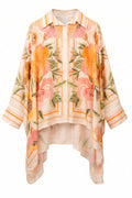 Silky Floral Shirt | Ivory | Skjorte fra Atelier C