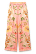 Silky Floral Pant | Pnk | Bukser fra Atelier C