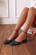 Sun Woven Slingbacks | Black | Sandaler fra Lazy Bear – nedsat
