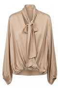 Sophie Silky Shirt | Beige | Bluse fra Atelier C