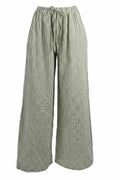 Sandy Stripe Pants | Kaki | Bukser fra Avery – nedsat