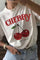 Cherry White Tee | Hvid | T-Shirt fra Avery