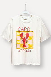 Capri Aragosta Tee | T-shirt fra Atelier C
