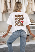 Amour Por Favor Tee | White