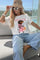 Douge cotton tee | White | Top fra Avery