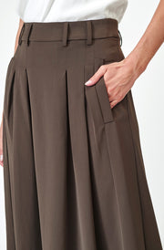 Anya Pleat Skirt 34178 | Mocca | Nederdel fra Co'couture